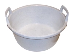 Plastový škopok 56 cm s ušami, granit