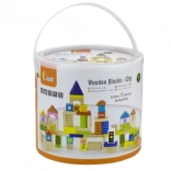 Drevené kocky - Mesto 75 dielikov