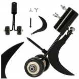 Odstraňovač buriny do škár s hákom a hrotom na kolieskach