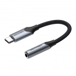 Audio adaptér USB-C samec na 3,5 mm jack samica Vention BGJHA 0,1 m