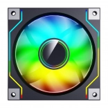 Ventilátor do počítača Darkflash s ARGB osvetlením