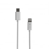 Natec Prati kábel Lightning na USB‑C 2 m MFi biely