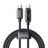 USB-C kábel Mcdodo s LED displejom, 100W, 1,2m