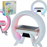 RGB lampička s bezdrôtovou nabíjačkou a rádiom