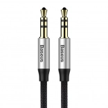 Baseus audio kábel 3,5 mm jack – opletený, pozlátené konektory, 1,5 m