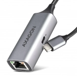 USB‑C gigabitová sieťová karta s priepustným napájaním PD 100 W AXAGON