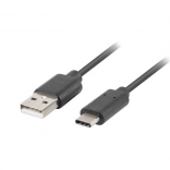 Kábel USB C na A čierny 1,8 m