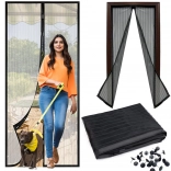 Sieťka proti hmyzu na dvere s magnetickým zatváraním 100 × 210 cm