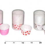 Farebné cukrárske košíčky na muffiny