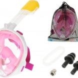 Plná skladacia šnorchlovacia maska S/M ružová