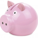 Vilac drevená pokladnička prasiatko ružová