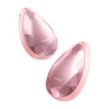 Ocoopa UT3041 dvojitý vreckový ohrievač rúk 2×2000 mAh, USB‑C, ružový