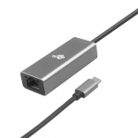 Adaptér USB-C na Ethernet RJ45 sivý, 10/100/1000 Mb/s