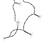 Solárny záhradný svetelný reťaz kvietky 7 m, 50 LED, multicolor