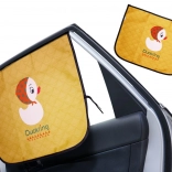 Magnetická slnečná clona na okno auta s motívom káčičky