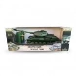 RC tank s infra bitkou – zelený