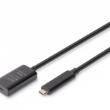 Aktívny predlžovací kábel USB-C - USB-C, USB 3.2 Gen2, 10Gbps, 5m