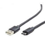 USB kábel 2.0 USB‑A na USB‑C, 1 m, čierny
