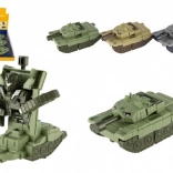Transformujúci tank/robot plastový 14 cm na zotrvačník