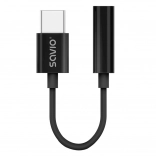 Audio adaptér Savio USB-C na 3,5mm