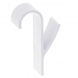 Háčik na kúpeľňový radiátor – biely