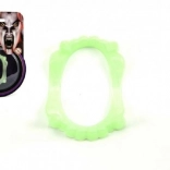 Svetelné upírske zuby na karneval