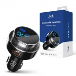 autoadaptér a FM transmitter s Bluetooth, 2× USB‑A, čítačka kariet a rýchle nabíjanie