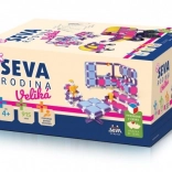 Seva Rodina veľká stavebnica 915 dielikov