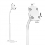 Podlahový stojan na tablet so zámkom 7,9–11″ MACLEAN biely