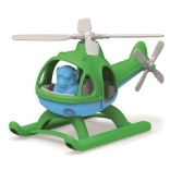 Green Toys vrtuľník s medvedíkom pilotom