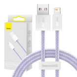 USB kábel Lightning Baseus Dynamic 2 2,4 A 1 m fialový
