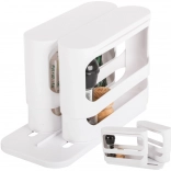 Biely plastový kuchynský organizér na koreniny