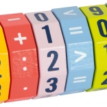 Small Foot drevená valčeková kalkulačka pre deti