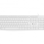 Biela klávesnica Natec Nautilus s numerickou časťou