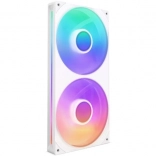 Dvojitý 280 mm RGB ventilátor NZXT F RGB Core PWM – biely