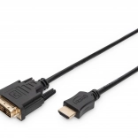 Adaptér kábel HDMI na DVI-D (18+1) 2 m, Full HD 60 Hz