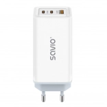 Savio GaN sieťová nabíjačka 65W