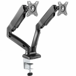 Držiak na dva monitory 32" s plynovou pružinou IB-MS304-T