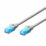 Sieťový patch kábel U/UTP cat 5e 20 m, sivý (RJ45–RJ45)
