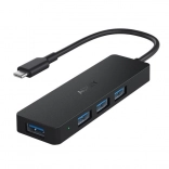 Aukey Hub USB-C Ultra Slim 4v1 so 4x USB 3.1