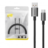 nabíjací a dátový kábel USB‑C BASEUS Superior s displejom 100 W 1,5 m čierny