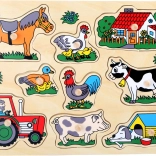 Malá noha Vkladačka Puzzle Farma