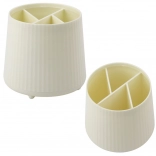 Multifunkčný organizér na kozmetiku a kancelárske potreby béžový