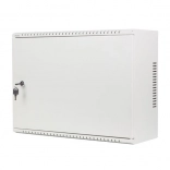 Nástenná nízkoprofilová rack skriňa 19" 4U + 3U, 540 × 200 mm, sivá