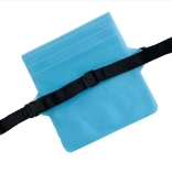 Vodotesná ľadvinka a puzdro na opasok – svetlomodrá