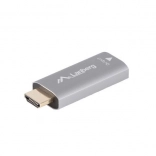 Adaptér HDMI (M) na DisplayPort (F) 4K strieborný