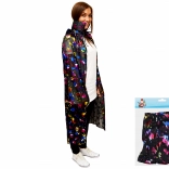 Plášť čarodeja 120 cm s potlačou tekvíc