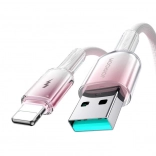 Joyroom kábel USB‑A na Lightning 3 A, 1,2 m, biely