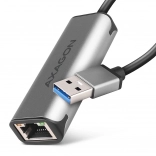 AXAGON USB‑A 2.5G ethernet adaptér s čipom Realtek RTL8156B