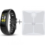 UMAX Stay Active – inteligentná váha US10C a fitness náramok U‑Band 116HR Color